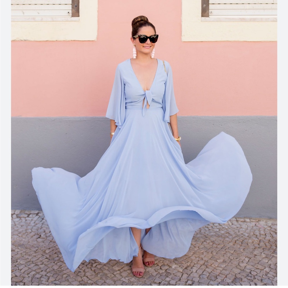 Yumi Kim Sky Blue Maxi Dress